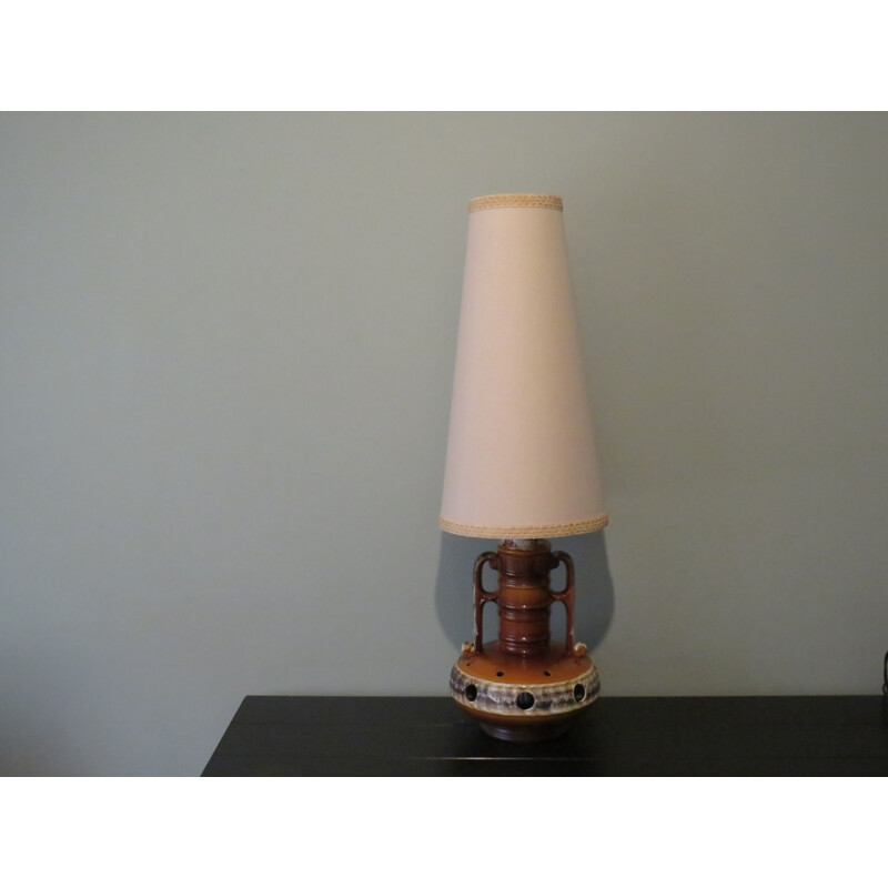 Vintage-Stehlampe "fat lava" aus Keramik, 1960
