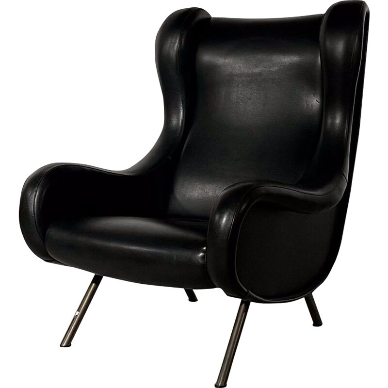 vinage seinior armchair by marco zanuso for Arflex, 1950s