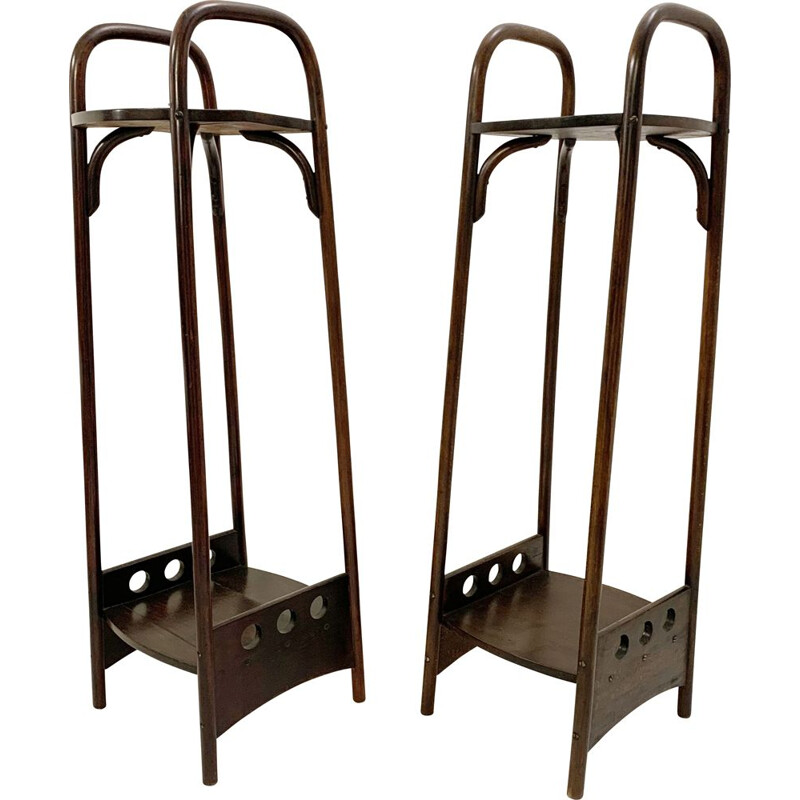 Pair of vintage bentwood harnesses by Thonet, 1930