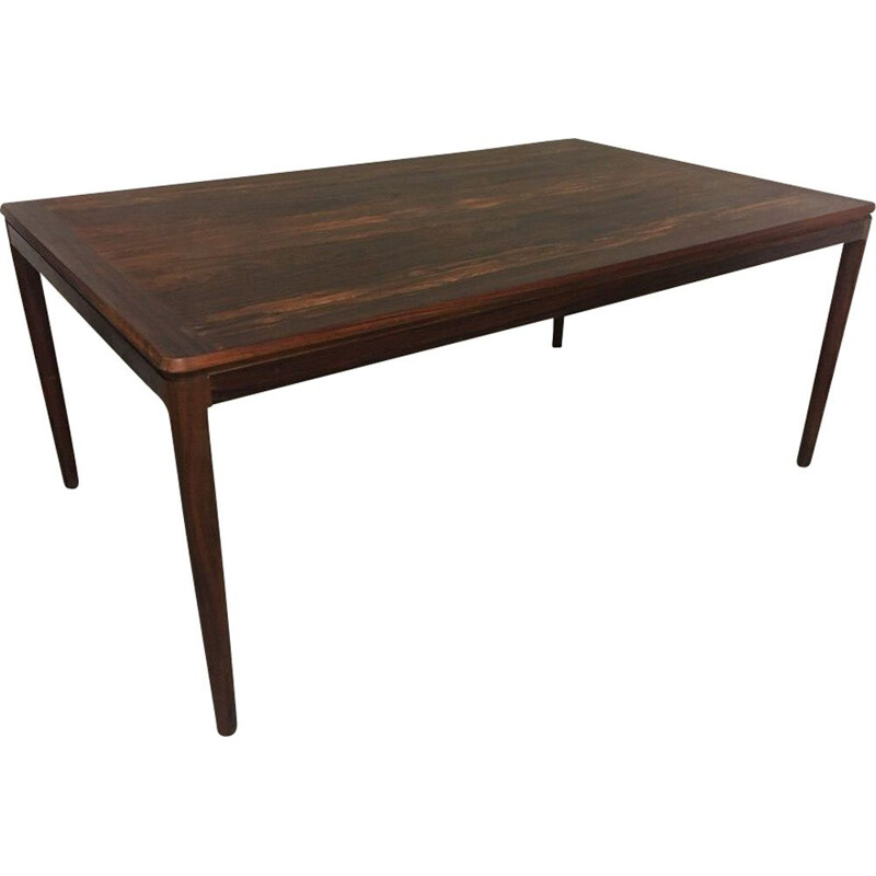 Vintage coffee table in Rio rosewood by Ole Wanscher, Denmark 1960