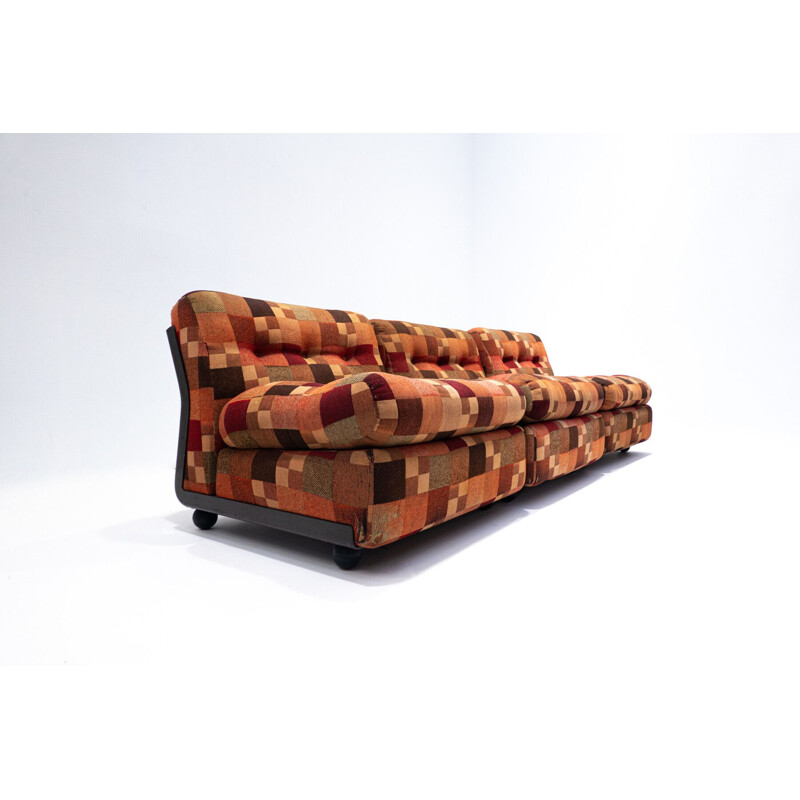 Set van 3 vintage "Amanta" fauteuils van Mario Bellini, 1960