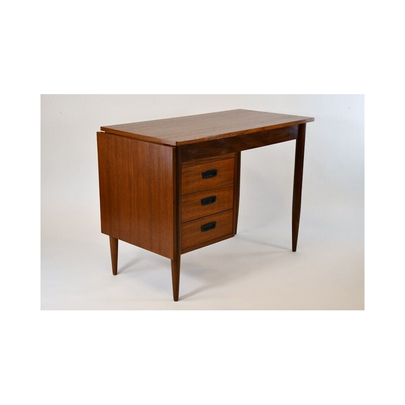 Scrivania vintage in teak di Arne Vodder