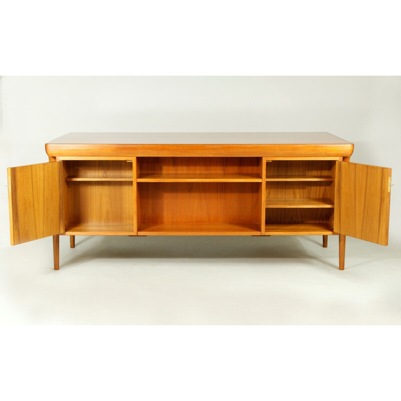 Danish vintage teak desk by Ib Kofod-Larsen for Faarup, 1960s