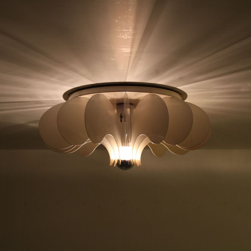 Vintage "Bolide" ceiling lamp by Hermian Sneyders de Vogel for Raak, Netherlands 1960s