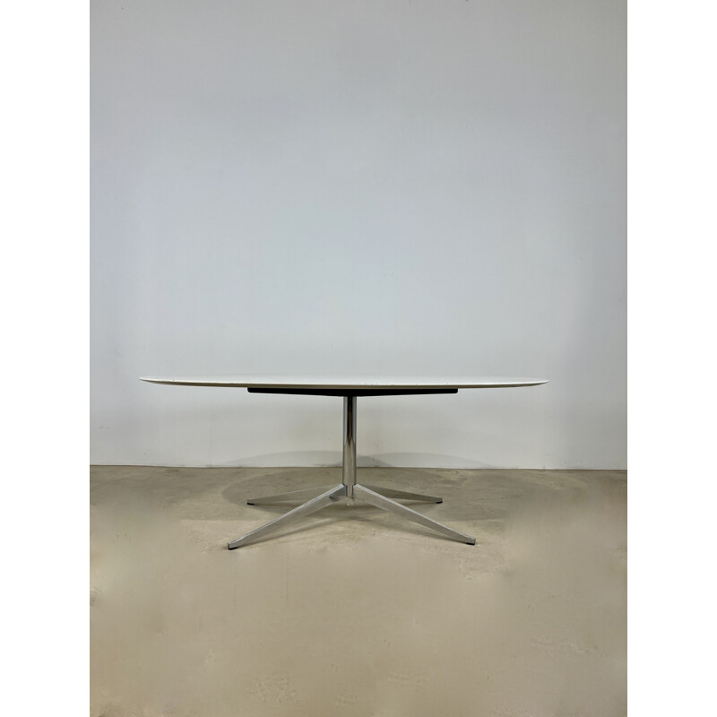 Vintage oval table by Florence Knoll for Knoll International, 1960