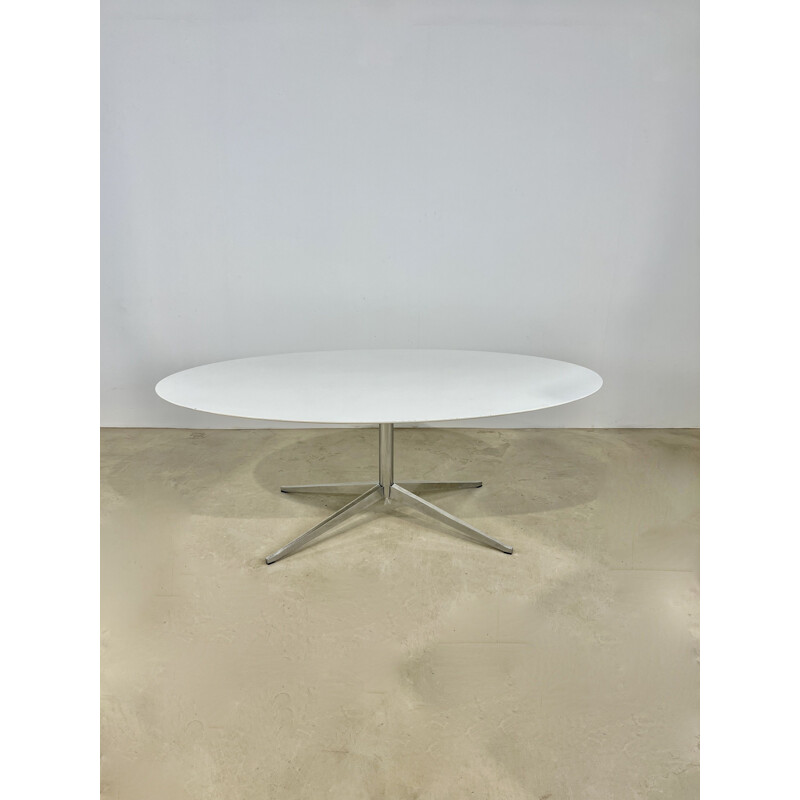 Vintage oval table by Florence Knoll for Knoll International, 1960