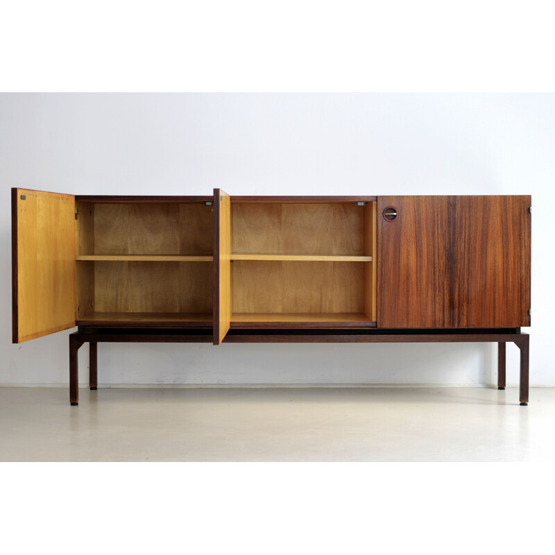 Magnini Edition sideboard in rosewood, Gérard GUERMONPREZ - 1960s