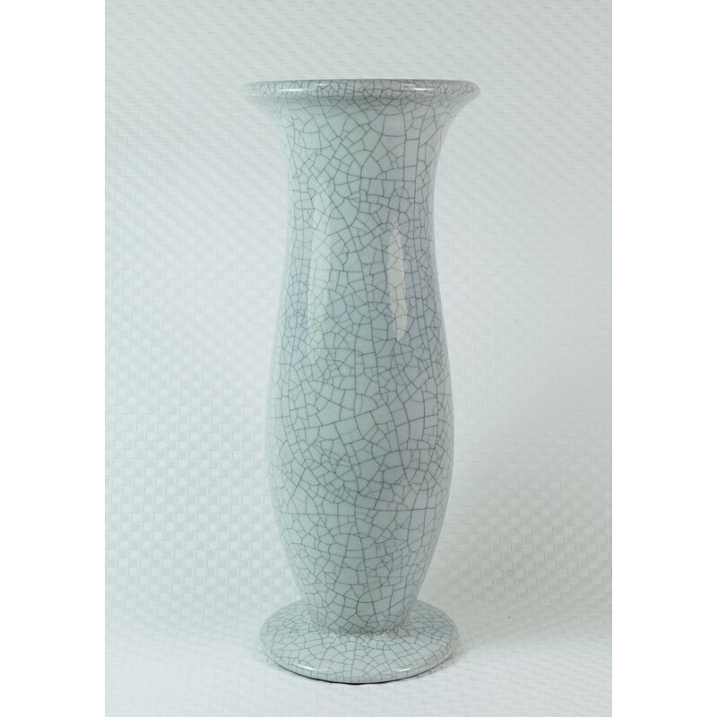 Karlsruhe Majolika vase in ceramic, Fridegart GLATZLE - 1950s