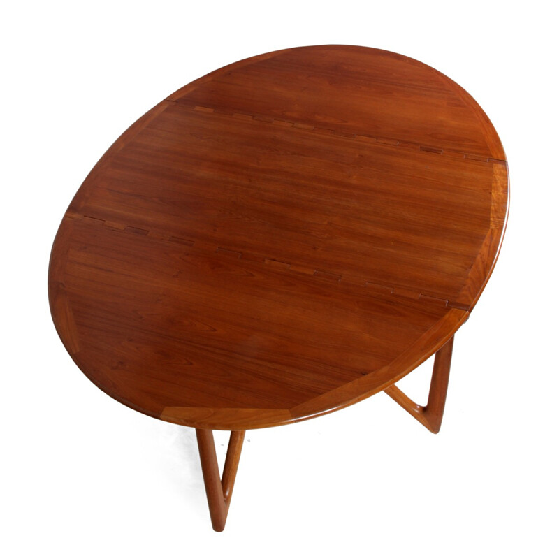 Mid century Jason Mobler table in teak, Kurt OSTERVIG - 1960s