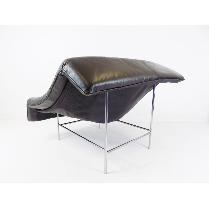 Fauteuil vintage Montis Butterfly en cuir par Gerard van den Berg, 1980