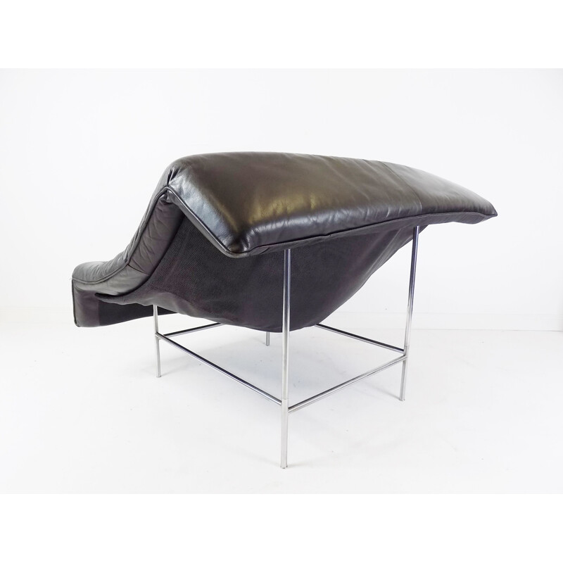 Vintage Montis Butterfly leather armchair by Gerard van den Berg, 1980s