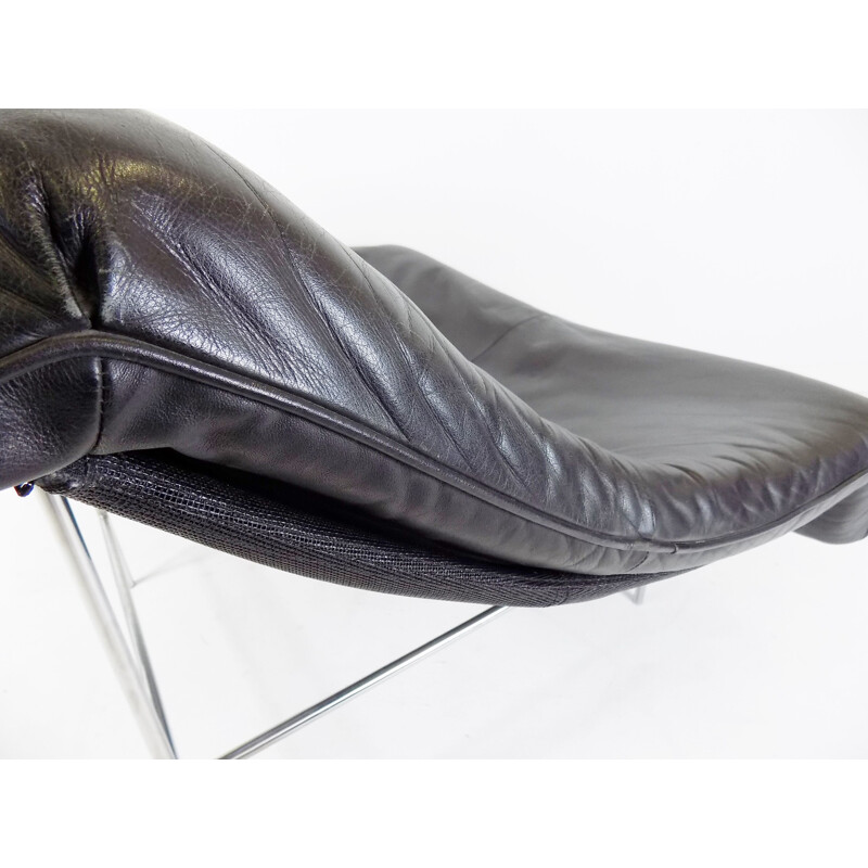 Vintage Montis Butterfly leather armchair by Gerard van den Berg, 1980s