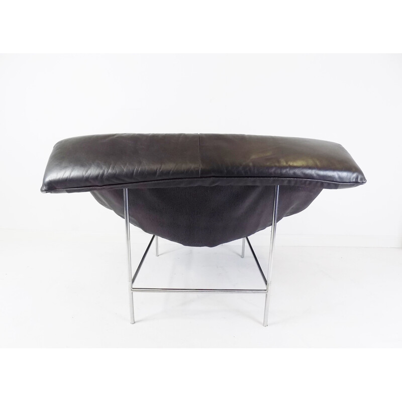 Vintage Montis Butterfly leather armchair by Gerard van den Berg, 1980s