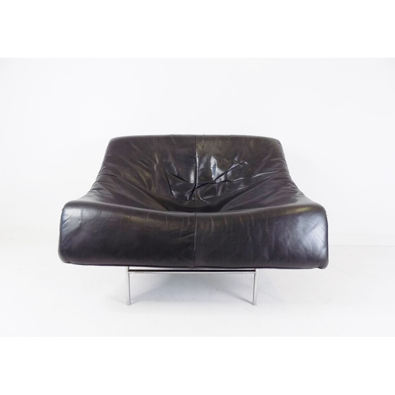 Fauteuil vintage Montis Butterfly en cuir par Gerard van den Berg, 1980