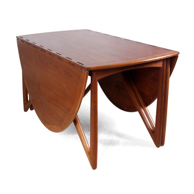Mid century Jason Mobler table in teak, Kurt OSTERVIG - 1960s