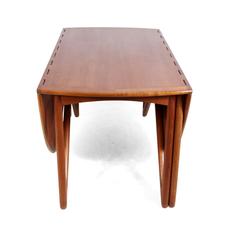 Mid century Jason Mobler table in teak, Kurt OSTERVIG - 1960s