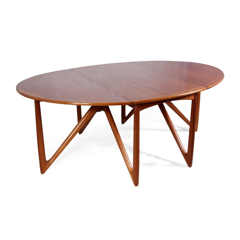 Mid century Jason Mobler table in teak, Kurt OSTERVIG - 1960s