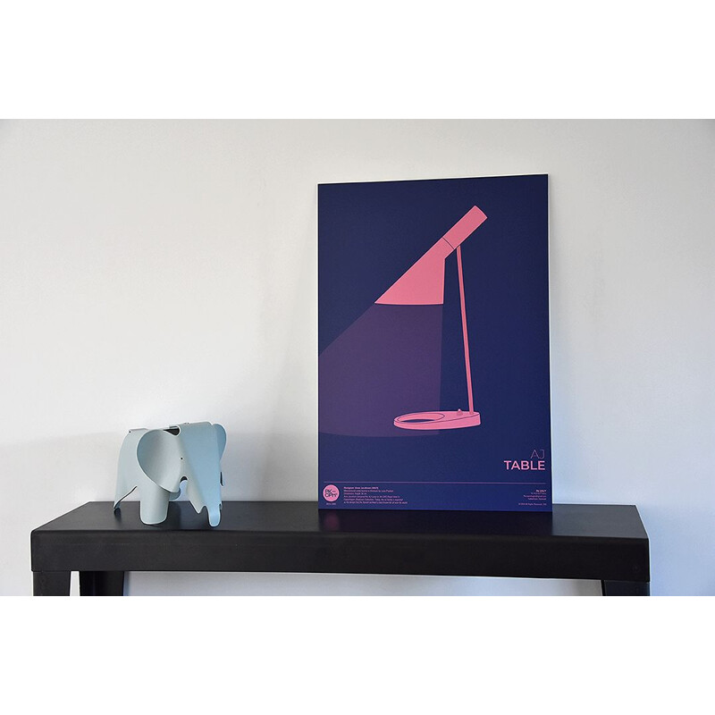 Vintage Dibond print PK43 "AJ" by Arne Jacobsen