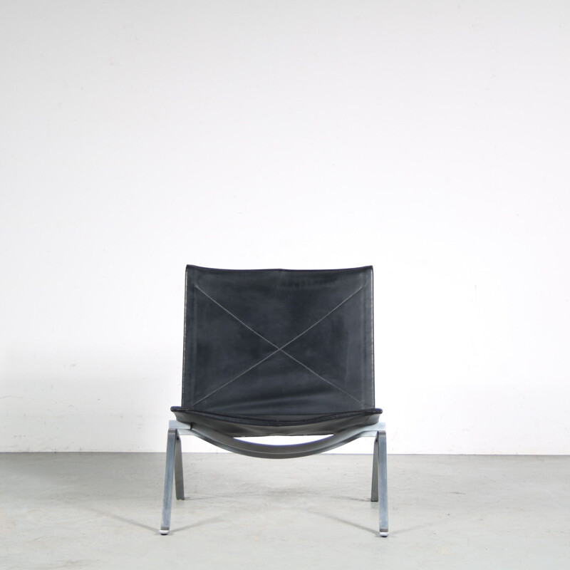 Vintage Pk22 armchair by Poul Kjaerholm for Fritz Hansen, Denmark 1990