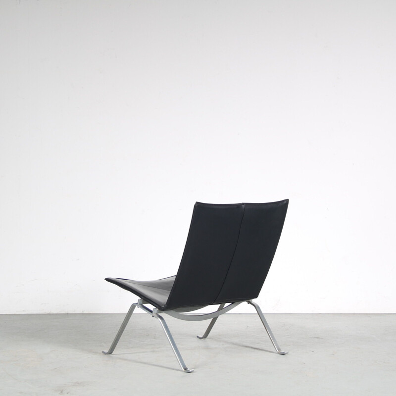 Vintage Pk22 armchair by Poul Kjaerholm for Fritz Hansen, Denmark 1990