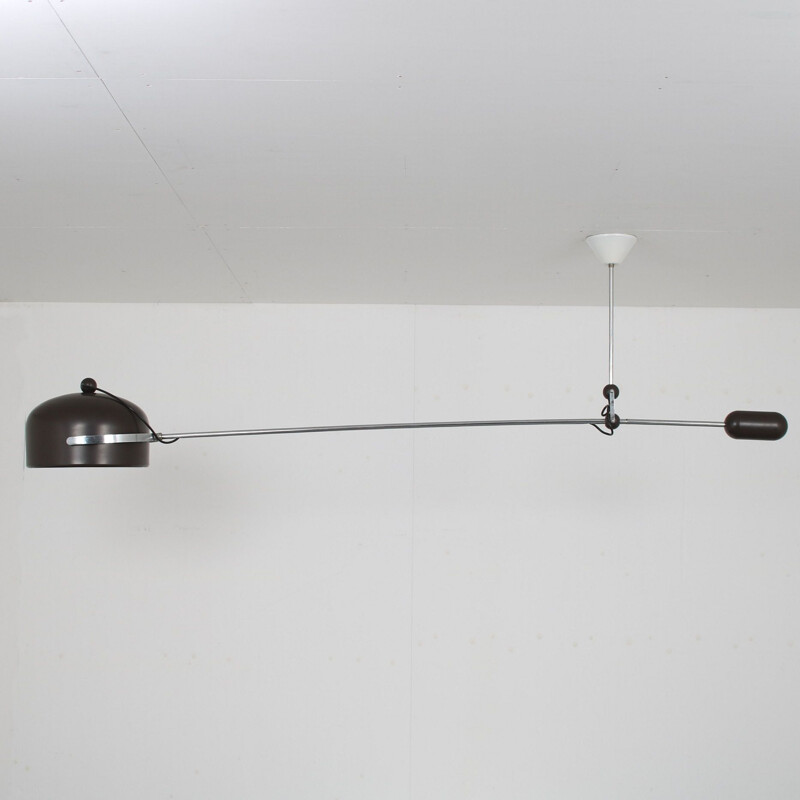 Vintage pendant lamp by J.J.M. Hoogervorst for Anvia, Netherlands 1970