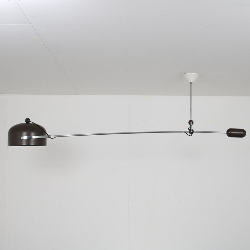 Vintage hanglamp door J.J.M. Hoogervorst voor Anvia, Nederland 1970