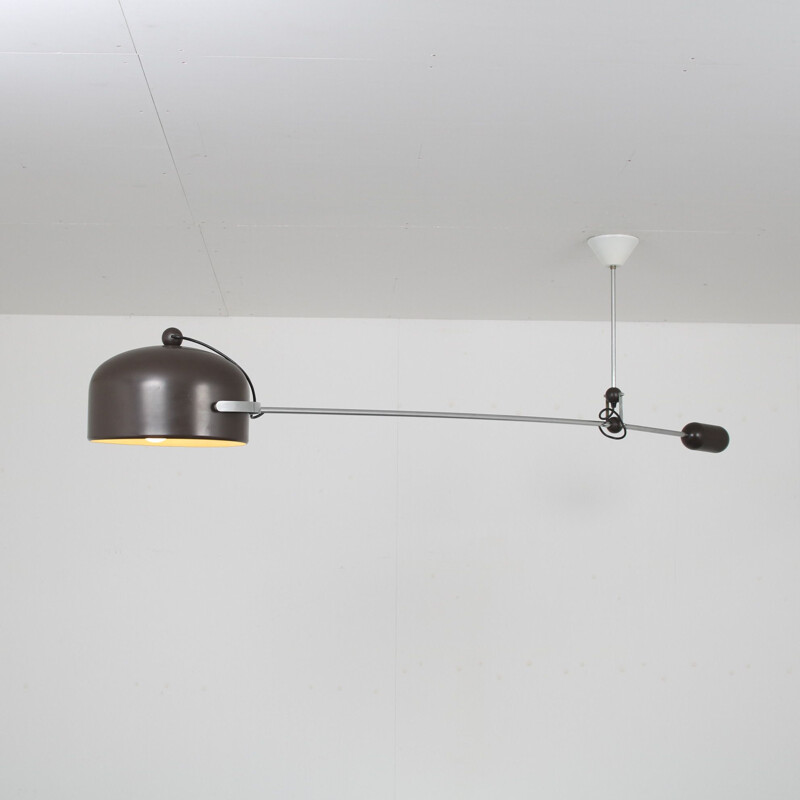 Vintage pendant lamp by J.J.M. Hoogervorst for Anvia, Netherlands 1970