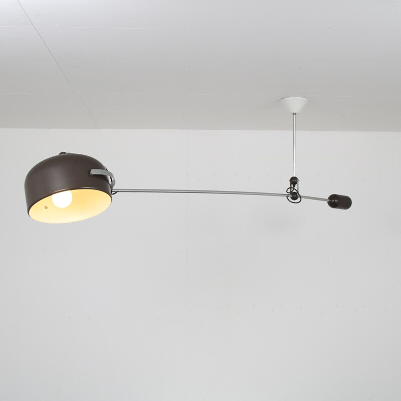 Vintage pendant lamp by J.J.M. Hoogervorst for Anvia, Netherlands 1970