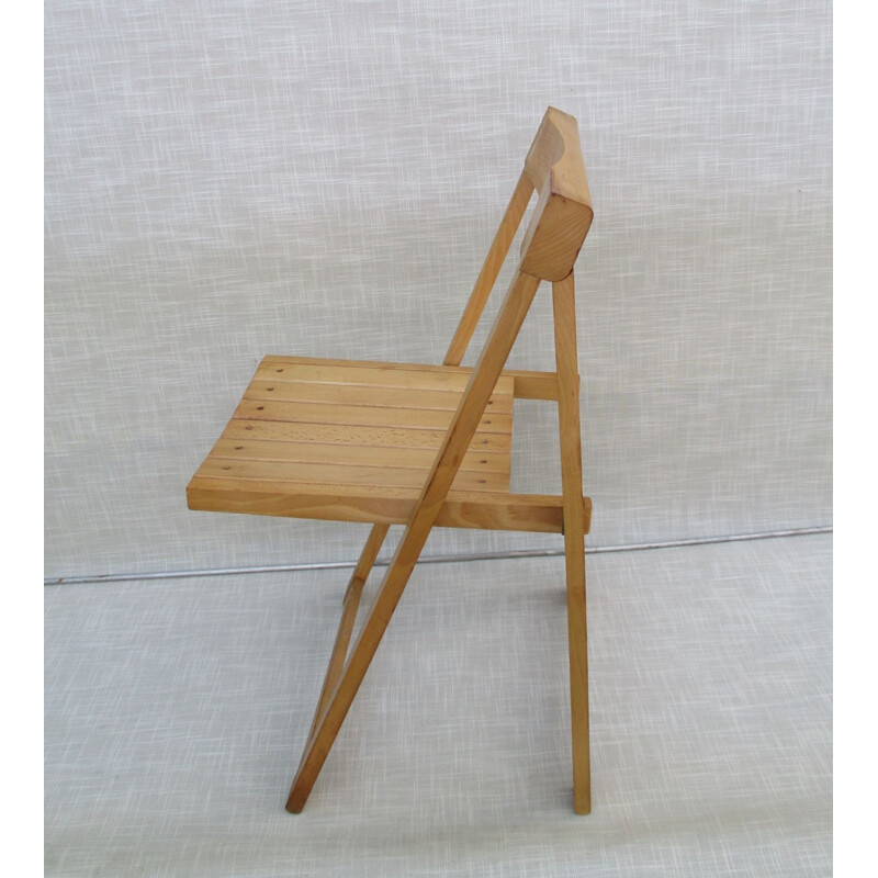Cadeira dobrável Vintage de Aldo Jacober para Alberto Bazzani, Itália 1960