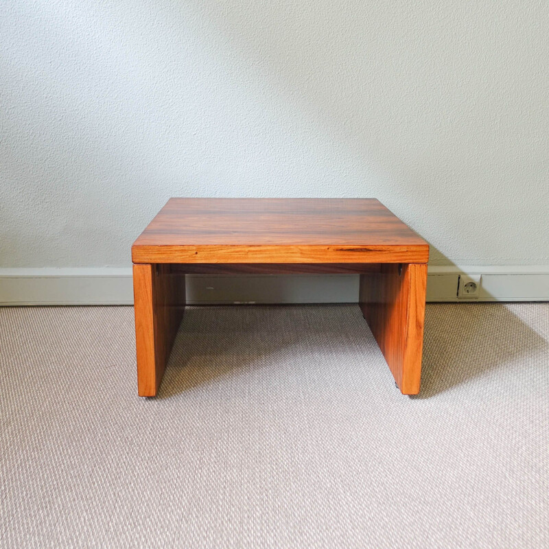 Brazilian vintage rosewood side table by Sergio Rodrigues for Oca, 1970s