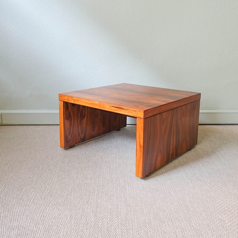 Brazilian vintage rosewood side table by Sergio Rodrigues for Oca, 1970s