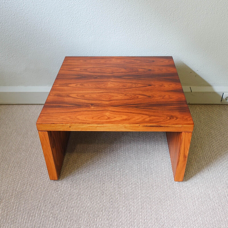 Brazilian vintage rosewood side table by Sergio Rodrigues for Oca, 1970s