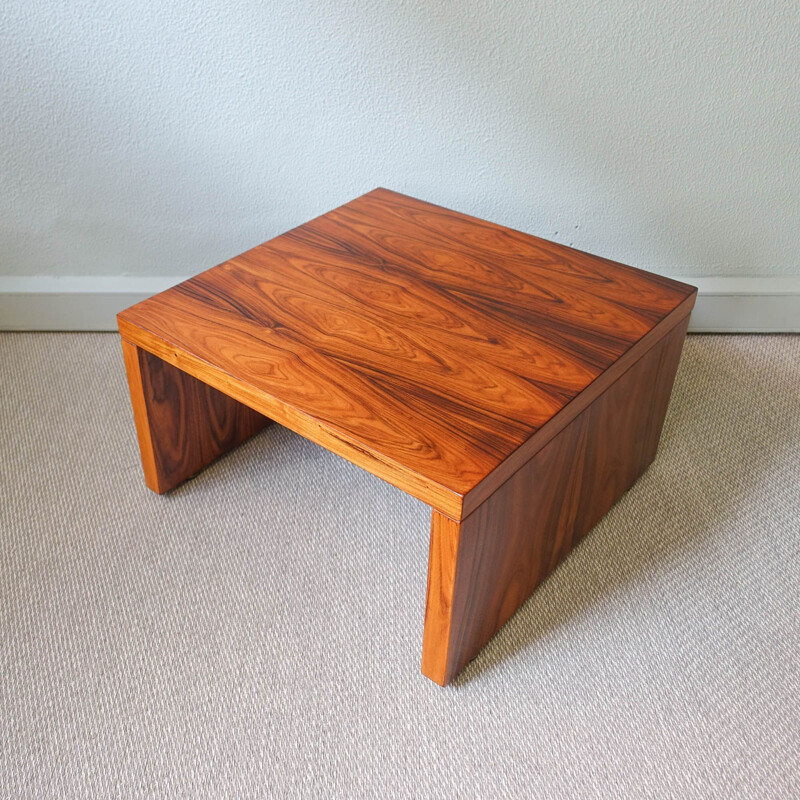 Brazilian vintage rosewood side table by Sergio Rodrigues for Oca, 1970s