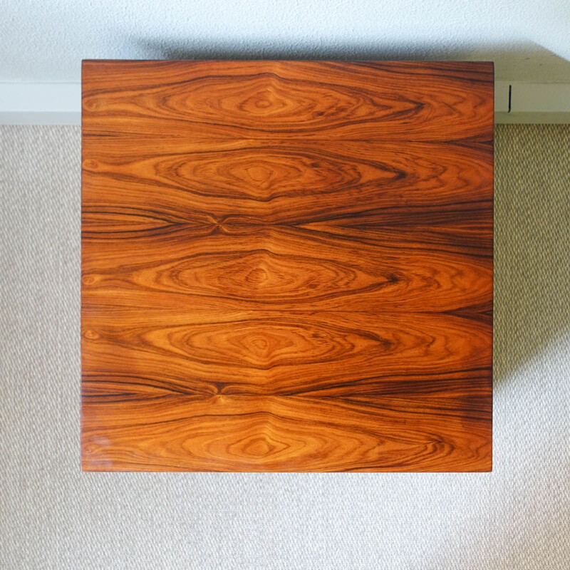 Brazilian vintage rosewood side table by Sergio Rodrigues for Oca, 1970s