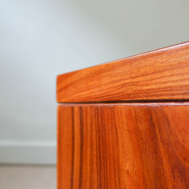 Brazilian vintage rosewood side table by Sergio Rodrigues for Oca, 1970s