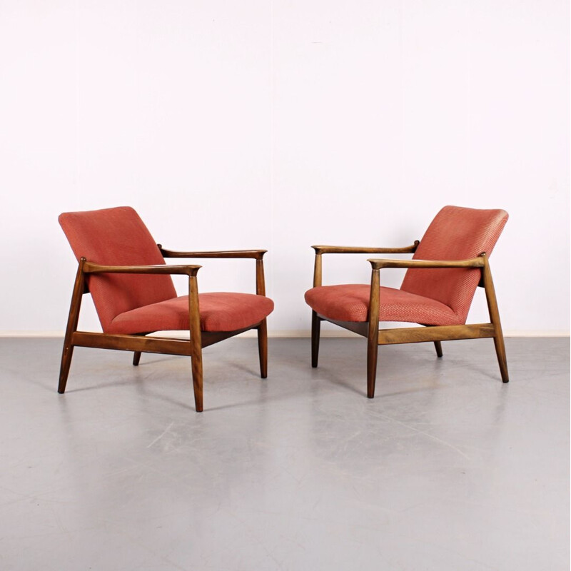 Pair of vintage armchairs by Edmund Homa