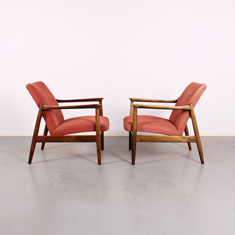 Paire de fauteuils vintage par Edmund Homa