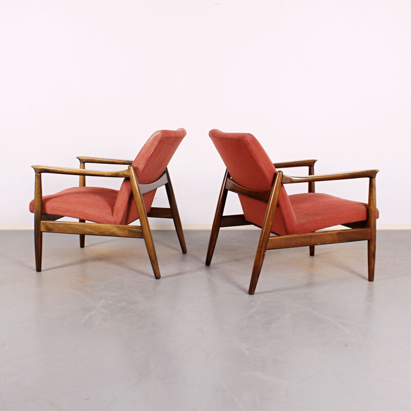 Paar vintage fauteuils van Edmund Homa