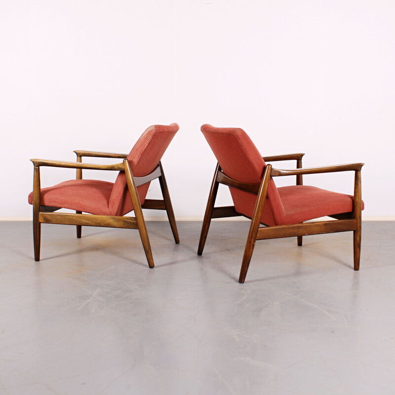 Pair of vintage armchairs by Edmund Homa