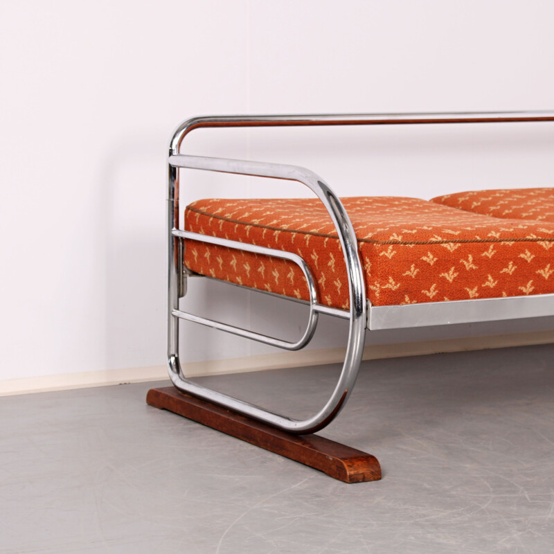 Vintage tubular daybed by Hynek Gottwald