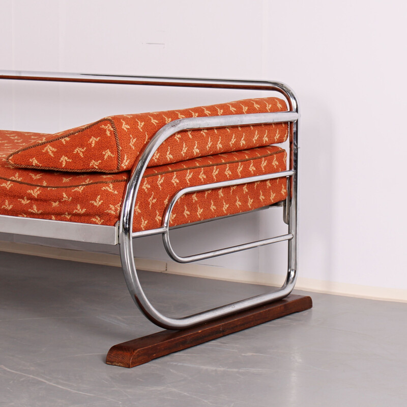 Vintage tubular daybed by Hynek Gottwald