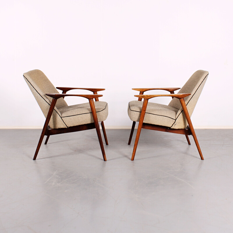 Pair of vintage armchairs by Miroslav Navrátil