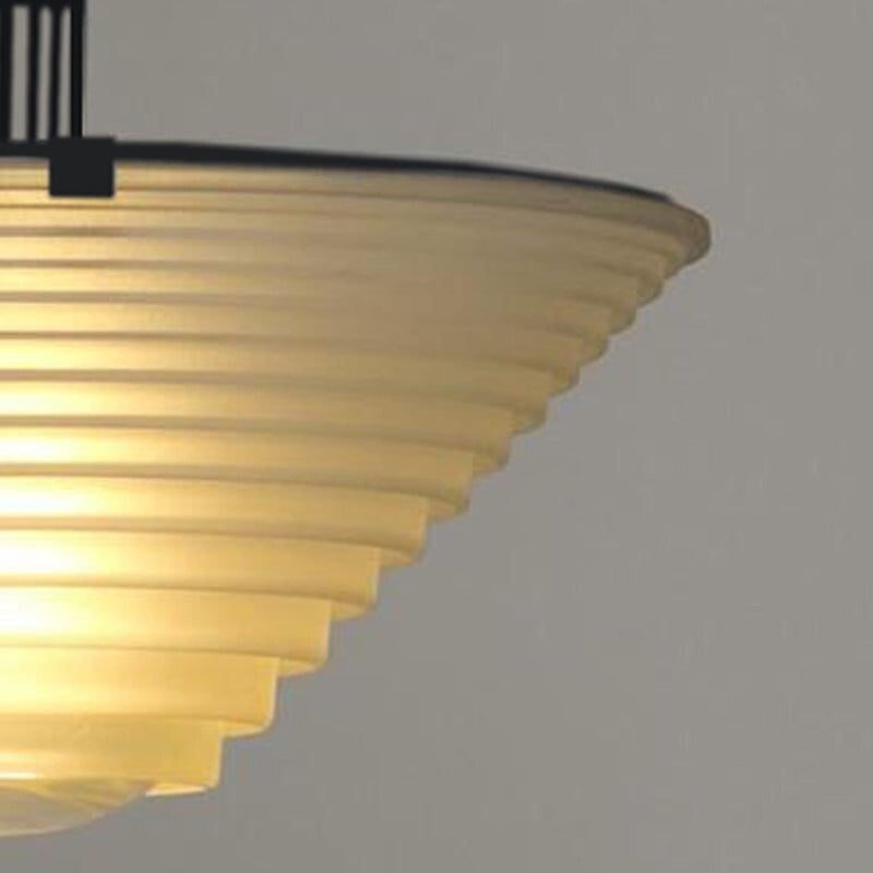 Vintage Artemide "Egina 38" pendant lamp by Angelo Mangiarotti, Italy 1970s