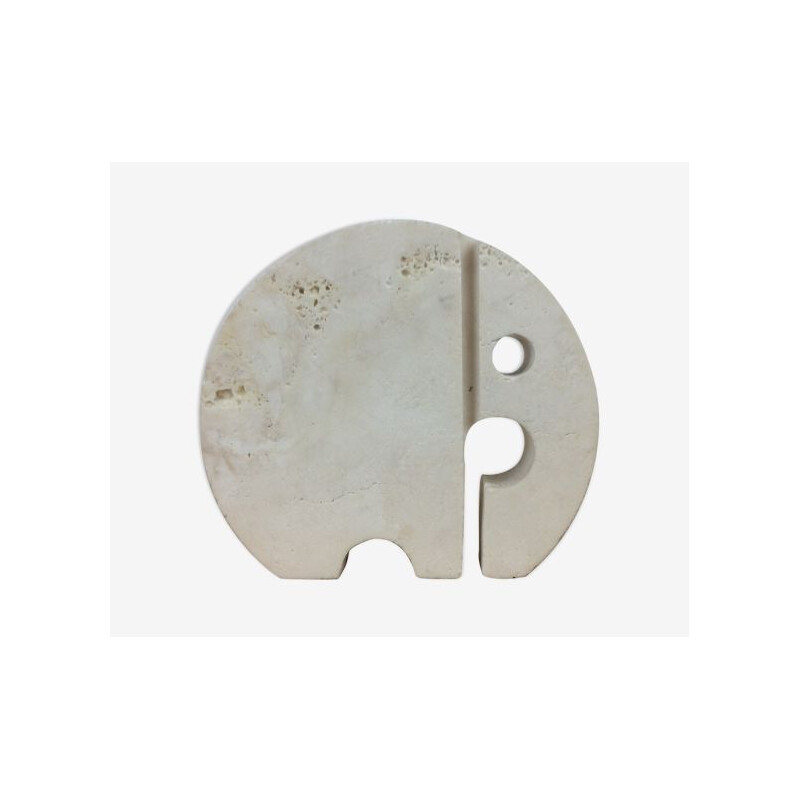 Vintage travertine elephant by Fratelli Mannelli, 1970