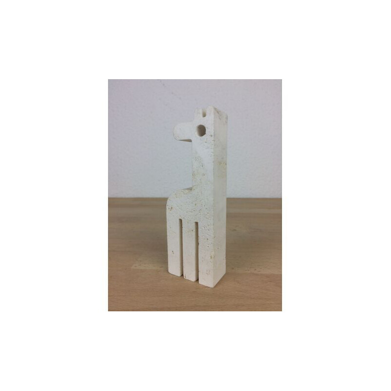 Vintage travertine giraffe by Fratelli Mannelli, 1970