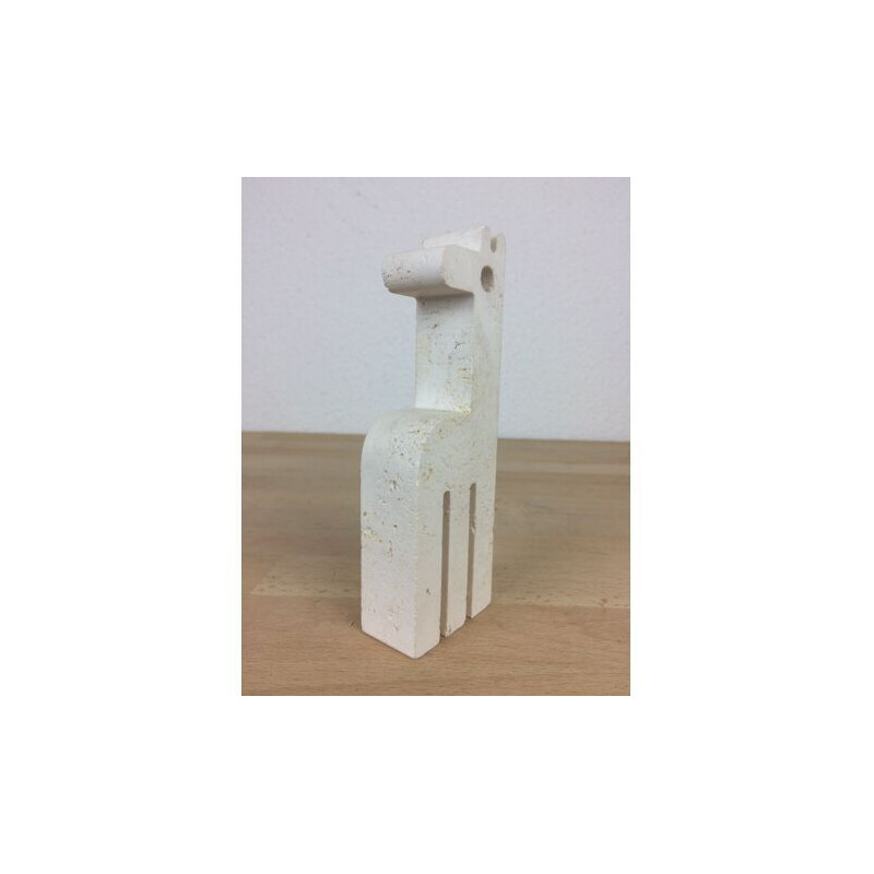 Vintage travertine giraffe by Fratelli Mannelli, 1970