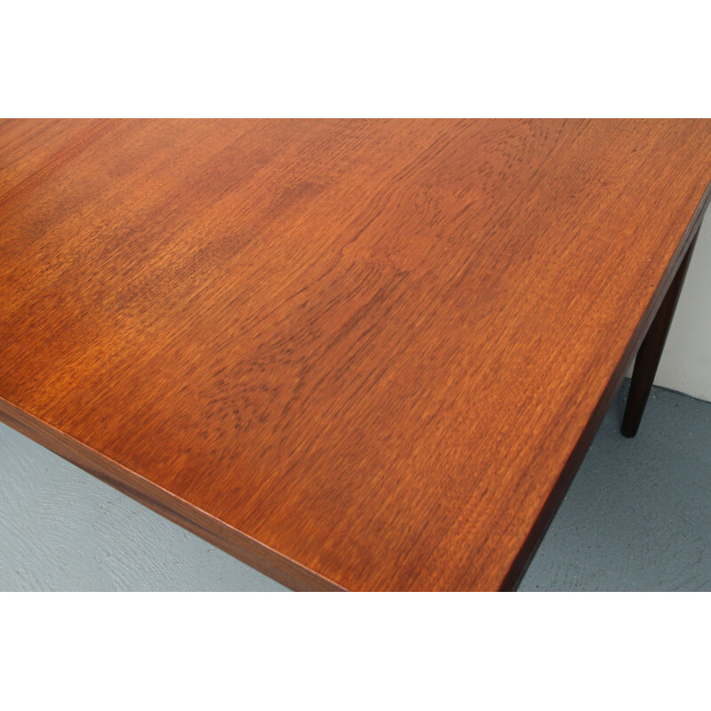 Vintage extendible dining table in teak by Lübke, Germany 1960s