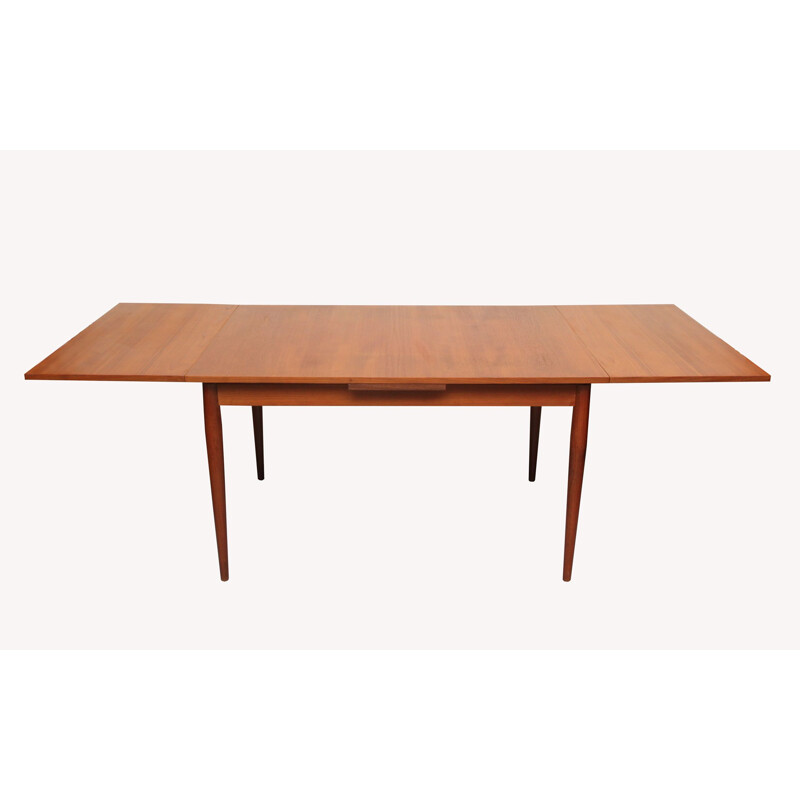 Vintage teakhouten tafel van Lübke, Duitsland 1960