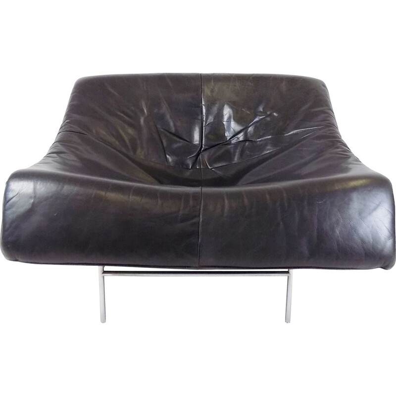 Vintage Montis Butterfly leather armchair by Gerard van den Berg, 1980s