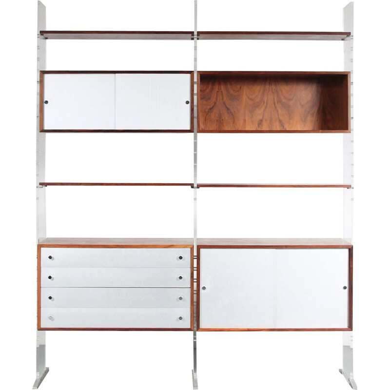 Vintage wall system "Claustra" by Poul Norreklit for Georg Petersens, Denmark 1960